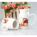 New Arrival Sublimation Caneca de leite cerâmica-450ml